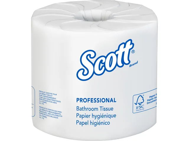 Scott Scott 13217 100% Recycled Fiber Bathroom Tissue 80 Rolls 506 Sheets — product photo