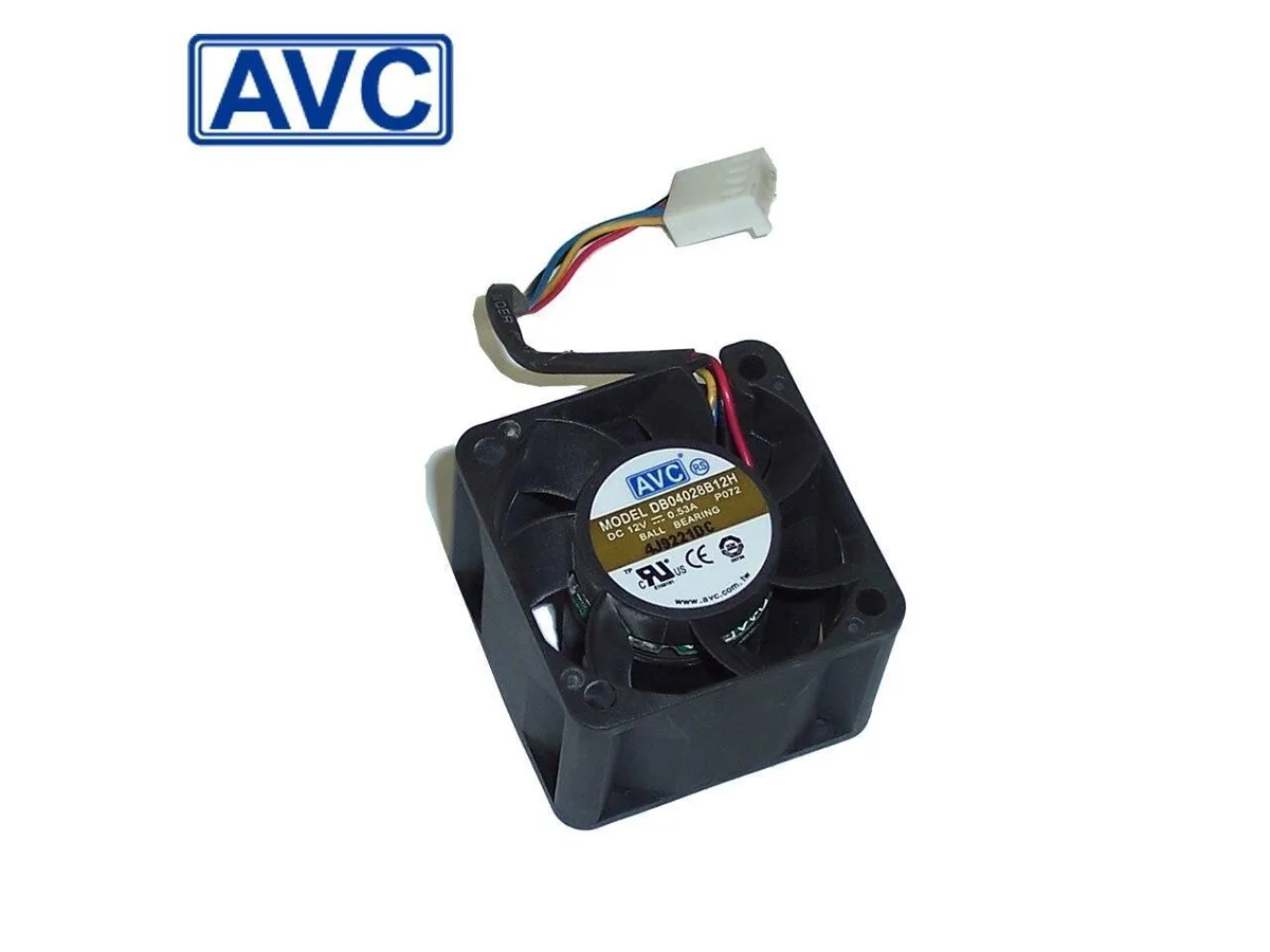 Fans Fans case fan AVC DB04028B12H P154 12V .53A 4-pin 80mm 40x40x28mm — product photo