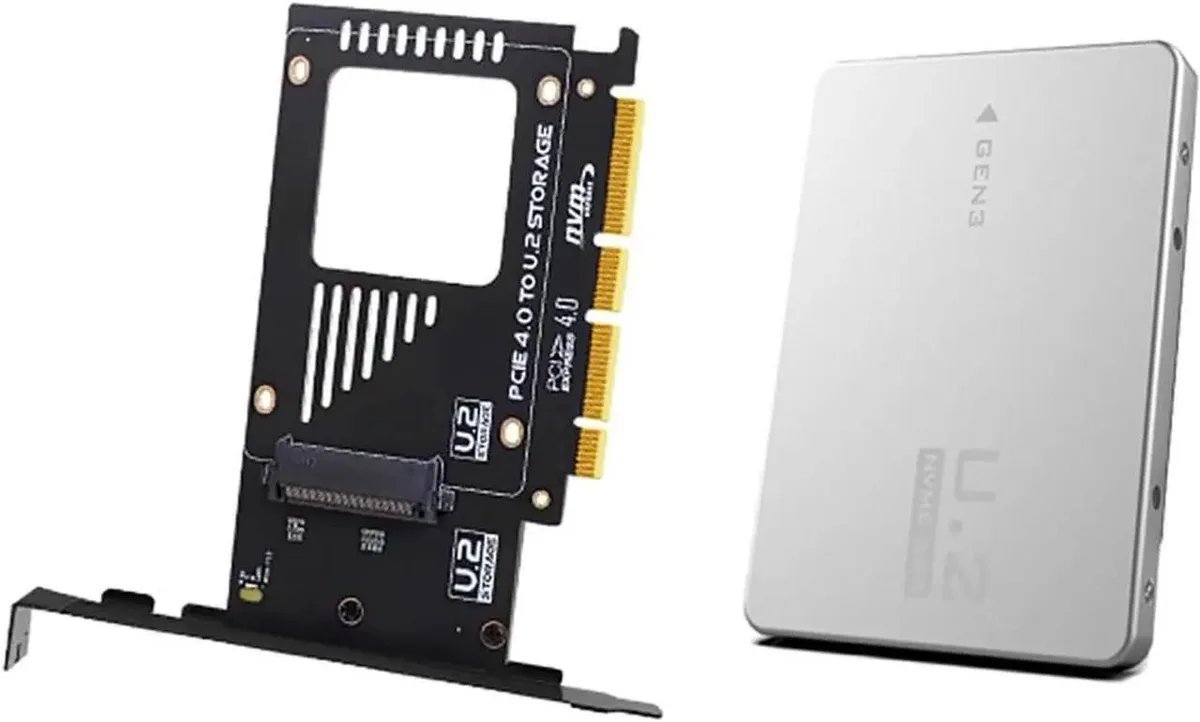 Vszerda Vszerda U2X4 PCIe 4.0 x16 to U.2 NVMe adapter card — product photo