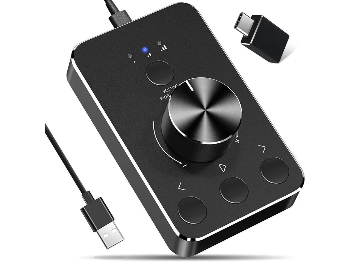 AUBEAMTO AUBEAMTO USB Multimedia Controller Knob audio adapter — product photo