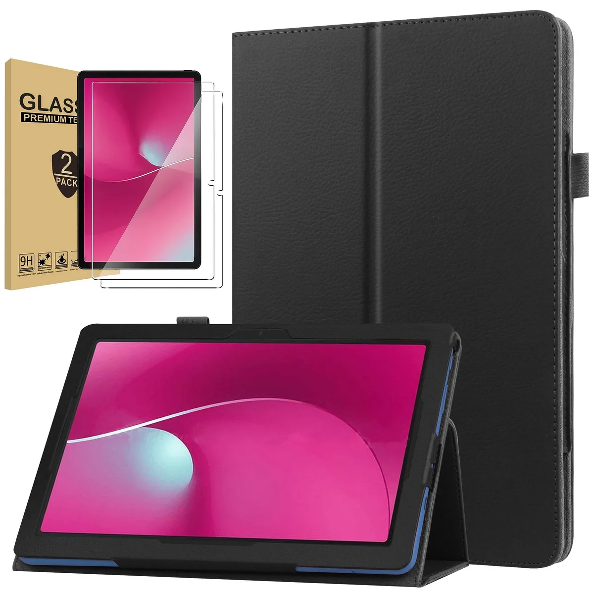 anicestore anicestore Folding Stand Cover Case for T-Mobile REVVL Tab 2 10.1" (2025) Navy Blue — product photo