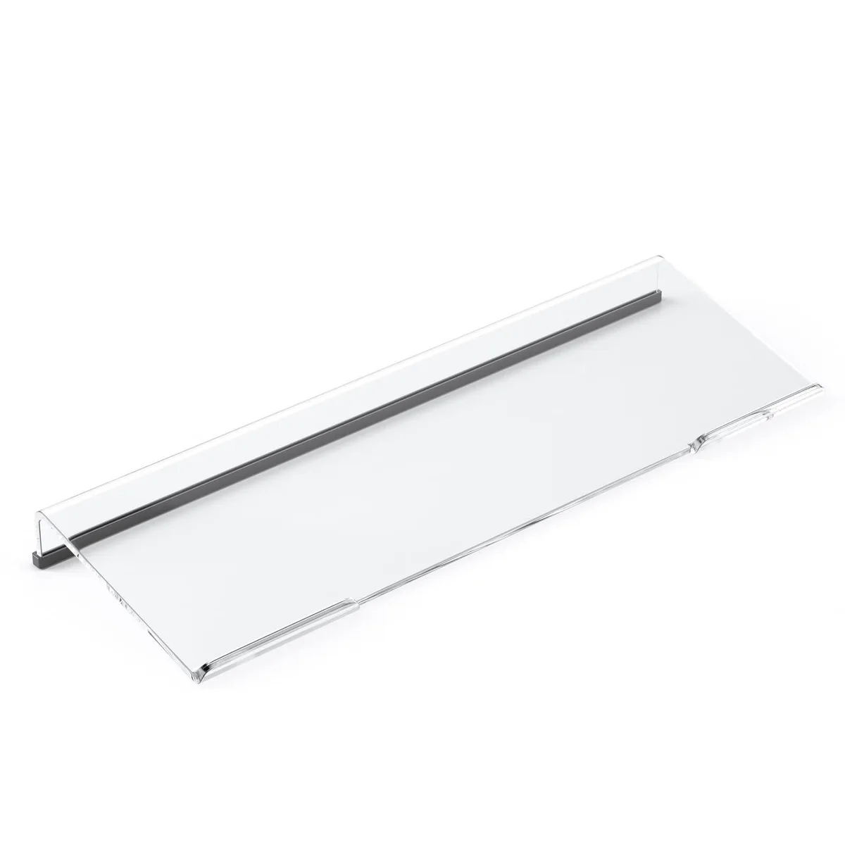  Yamaha Acrylic Keyboard Stand Clear with Black Silicone 17 x 1.3 x 5.5 in — product photo
