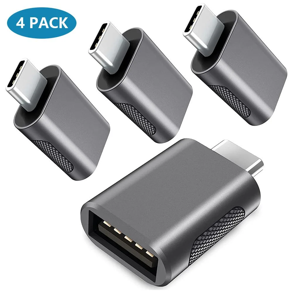IHDAPP IHDAPP USB C to USB 3.0 OTG Adapter 4 Pack Space Grey — product photo