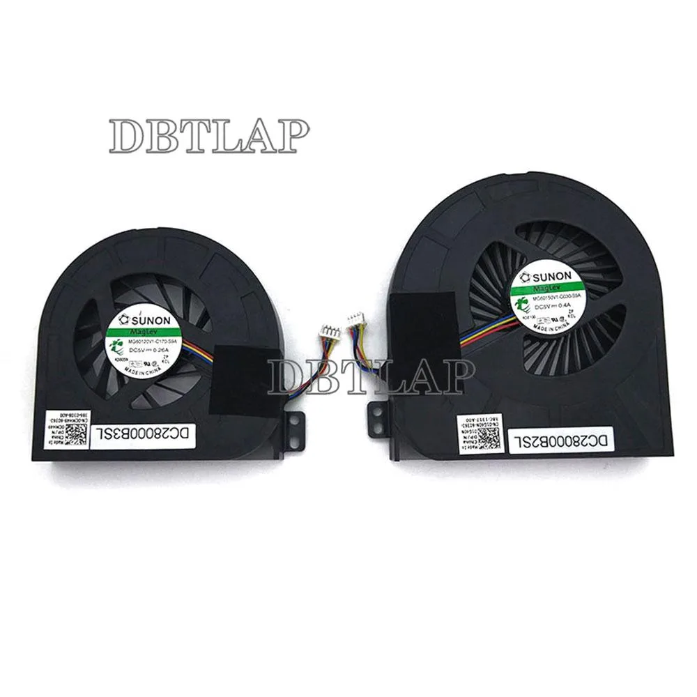DBTLAP DBTLAP CPU GPU Video Fan for Dell Precision M4700 laptop cooling pad — product photo