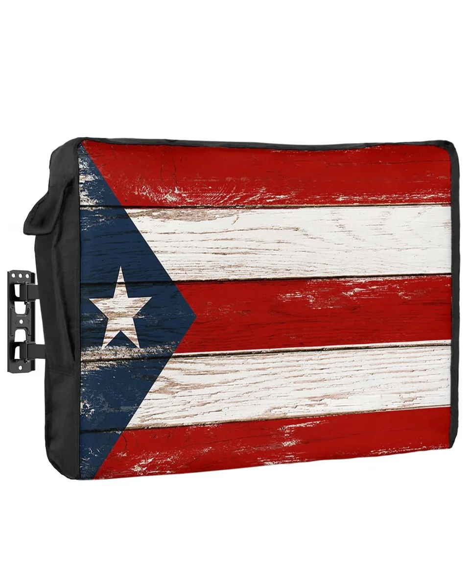 Bolton Technical Bolton Technical Outdoor TV Cover 70-75in Puerto Rico Flag Oxford 600D — product photo