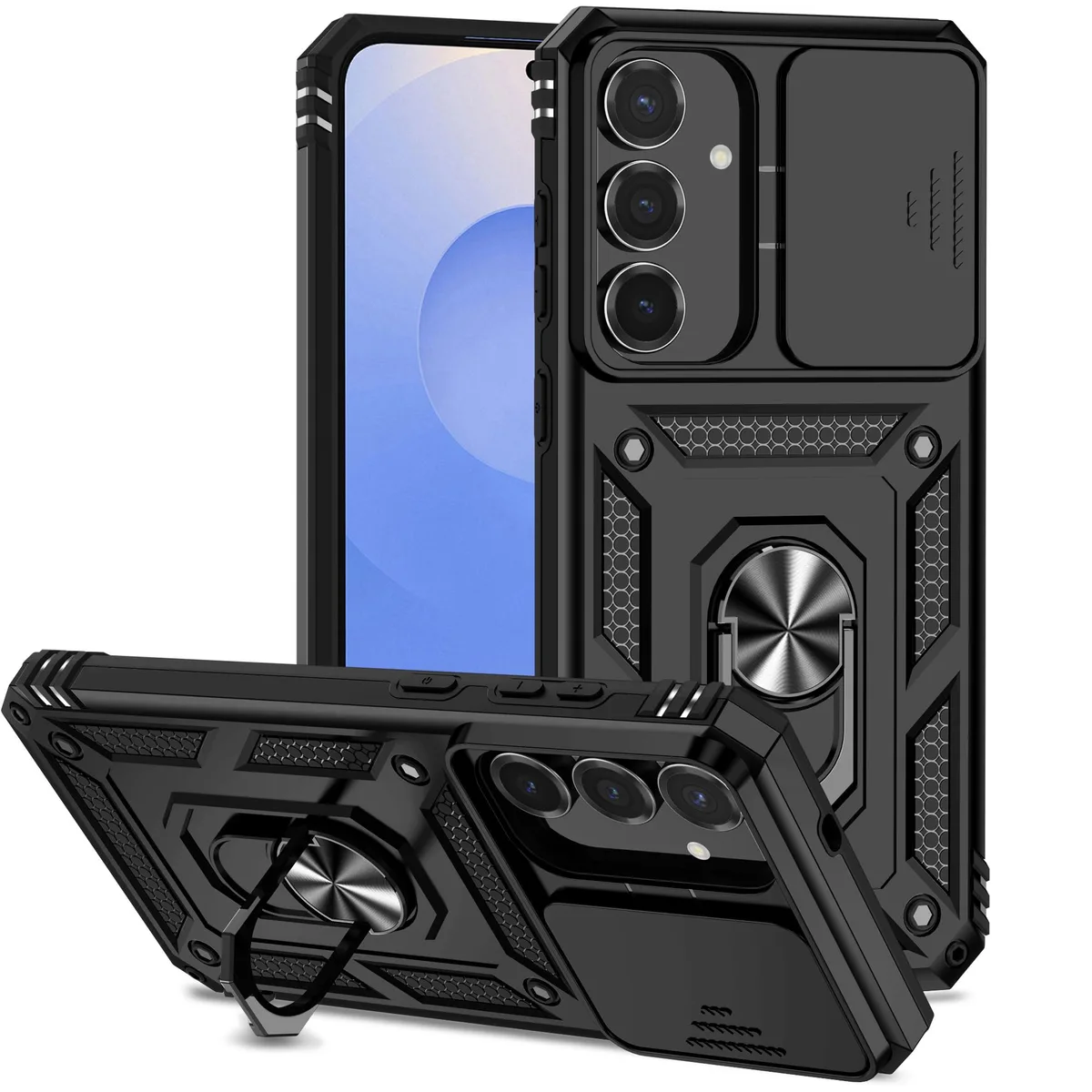TYJKeJi TYJKeJi Case with Stand for Samsung Galaxy S25 FE Black — product photo