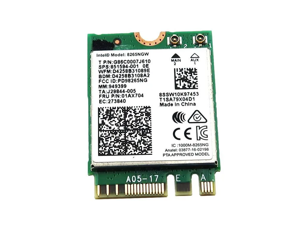 Intel Intel 8265NGW Wi-Fi adapter Bluetooth 4.2 867Mbps — product photo