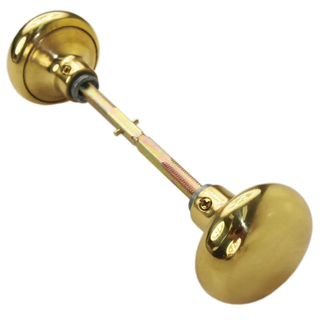 Tuff Stuff Tuff Stuff Em-D-Kay 48 Polished Brass 2-1/4" Solid Door Knob Set Split Spindle 20 TPI — product photo