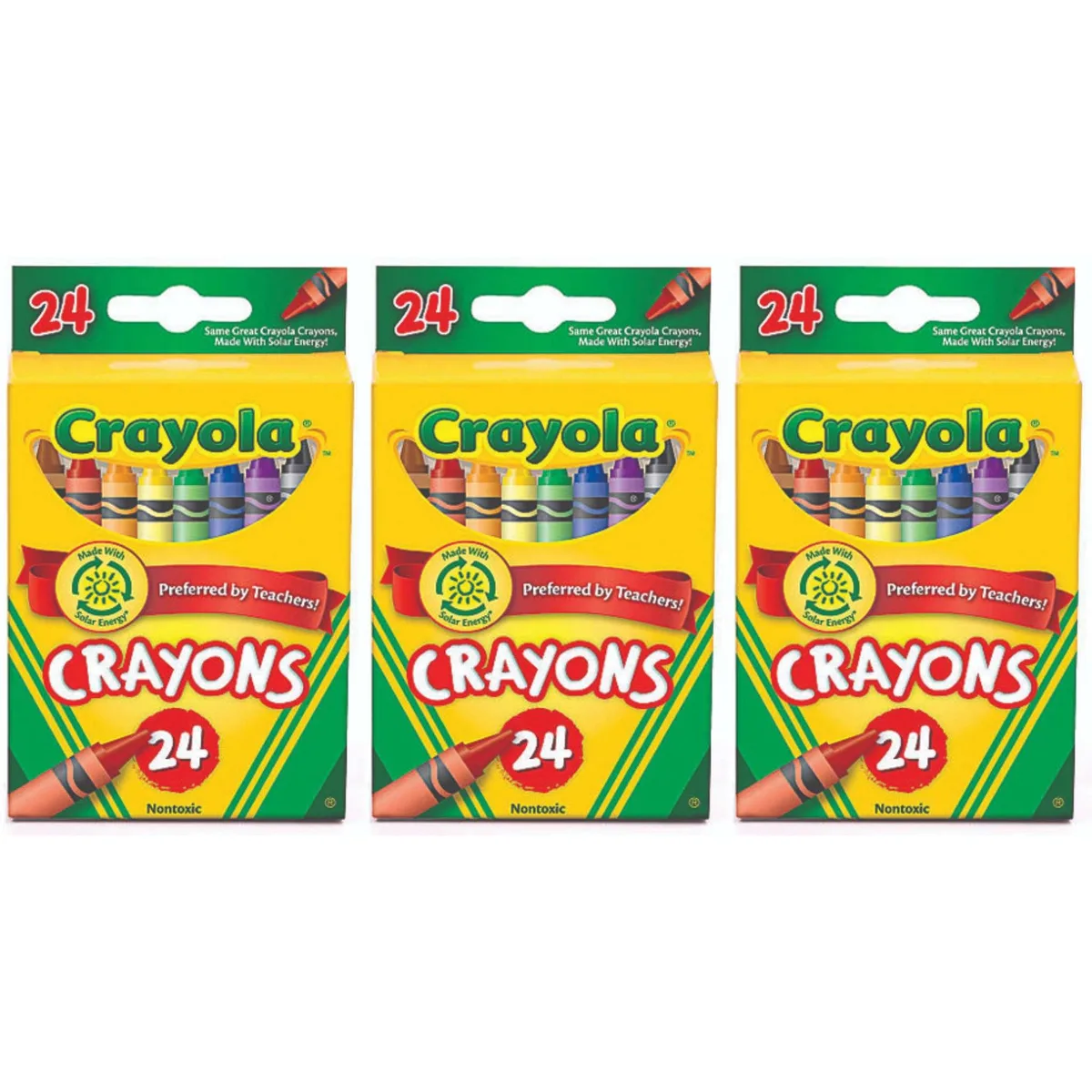 Crayola Crayola SP-52125989142846 Crayons 24 Color 3 Pack illustration — product photo