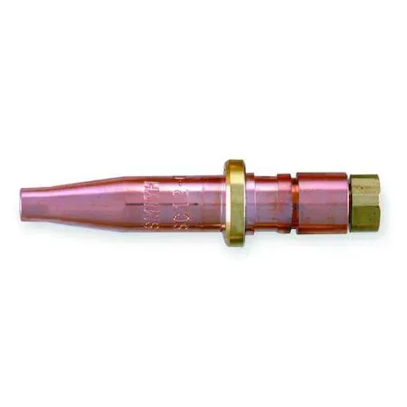 Small brass welding cutting tip, size 2, acetylene fuel