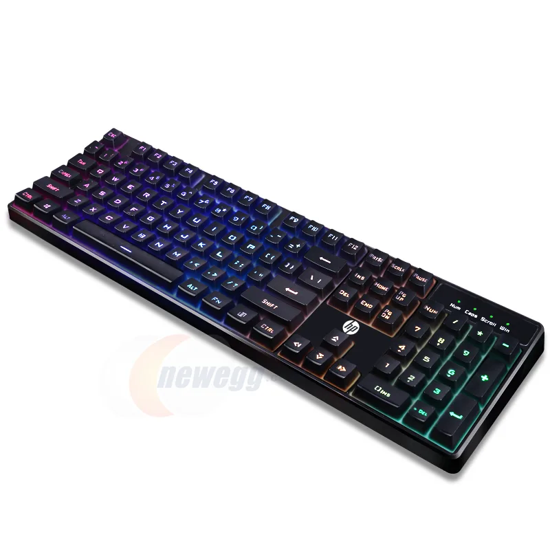 HP HP K300 Mechanical Feeling gaming keyboard 19 anti-ghosting 7-color backlit black — product photo