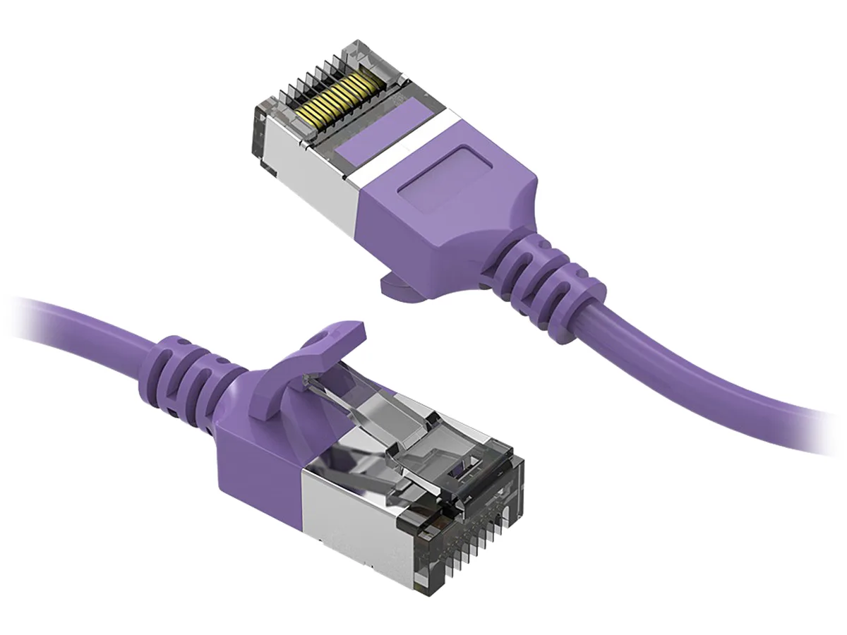 Nippon Labs Nippon Labs 60CAT8-10-30PU network ethernet cable 10 ft Cat8 Purple 30AWG 2000 MHz 40Gbps — product photo
