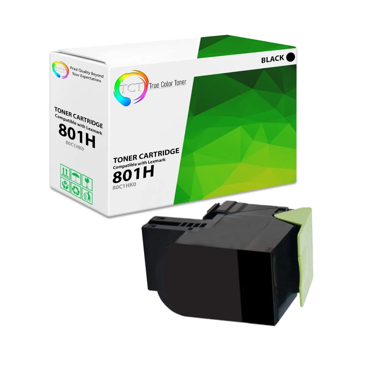 True Color Toner True Color Toner 80C1HK0 Black High Yield Toner Cartridge 4000 Pages — product photo