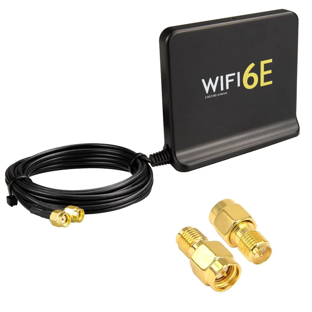  Boobrie YXA-7275 Tri-Band WiFi 6E Network Antenna 8dBi Magnetic Base 6.56ft Cable — product photo