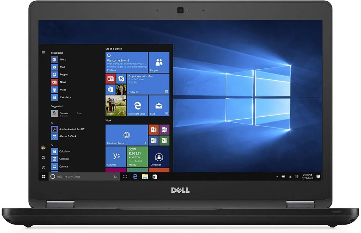 Latitude Latitude 5480 laptop, Intel Core i5 2.40 GHz, 4GB DDR4, 128GB SSD, 14 — product photo
