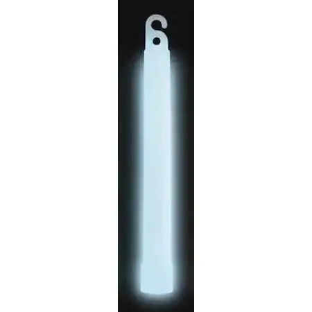 Pack of ten white six-inch lightsticks with hooks