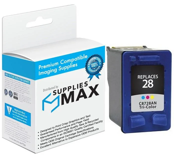 SuppliesMax SuppliesMax HP C8728AN Color Inkjet Cartridge 190 Pages — product photo