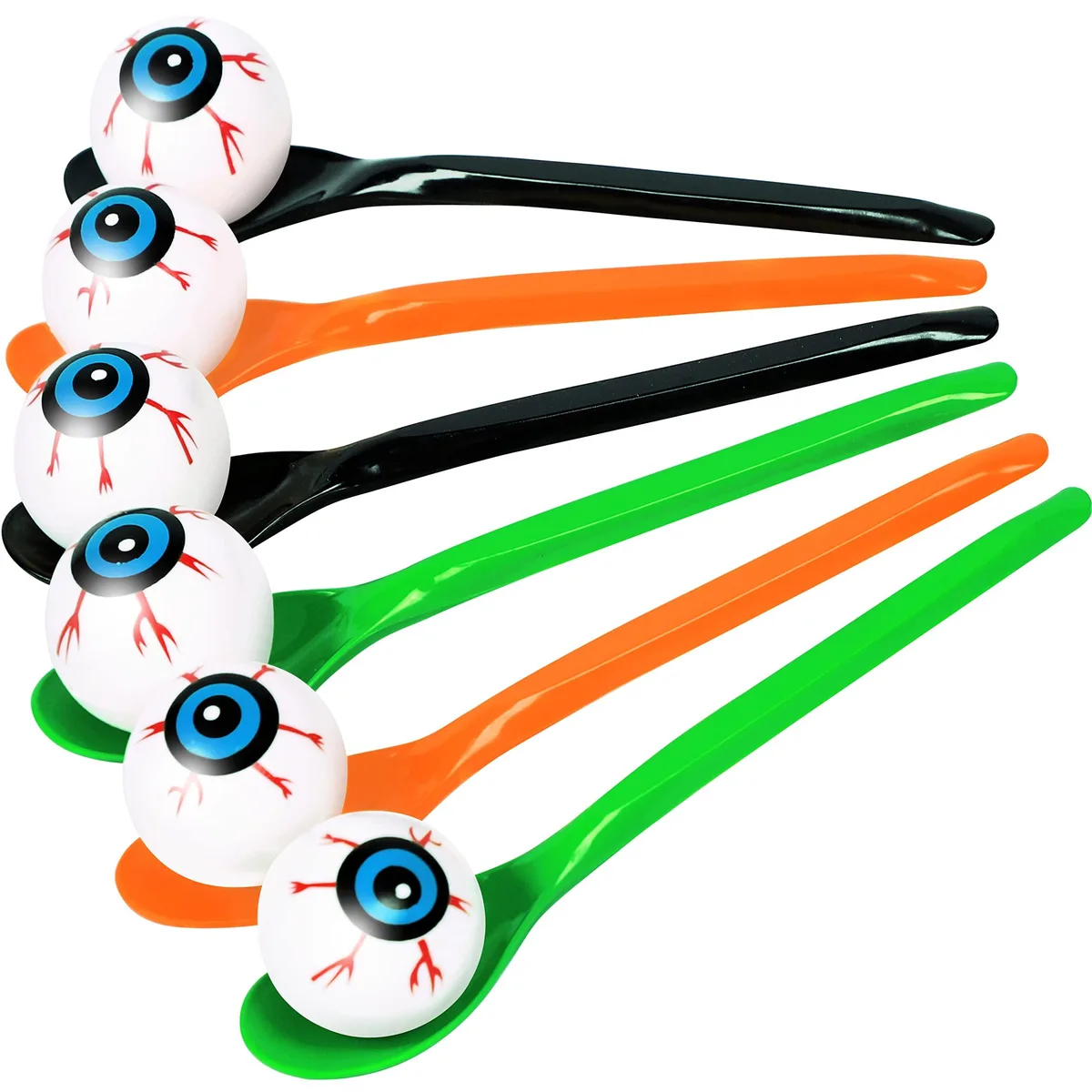  Worry Free Gadgets MB-0830 Halloween Eyeball Spoon Race Game 24 Pack — product photo