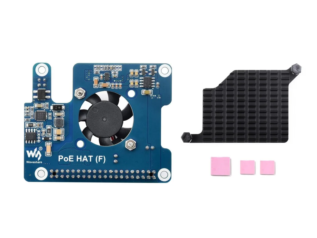 KEHIPI KEHIPI PoE HAT (F) development board Raspberry Pi 5 40-pin 802.3af/at — product photo