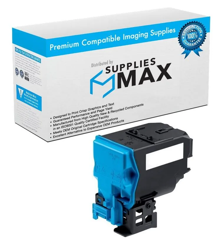 SuppliesMax SuppliesMax KNMA95W430 Cyan Toner Cartridge 12000 Pages — product photo