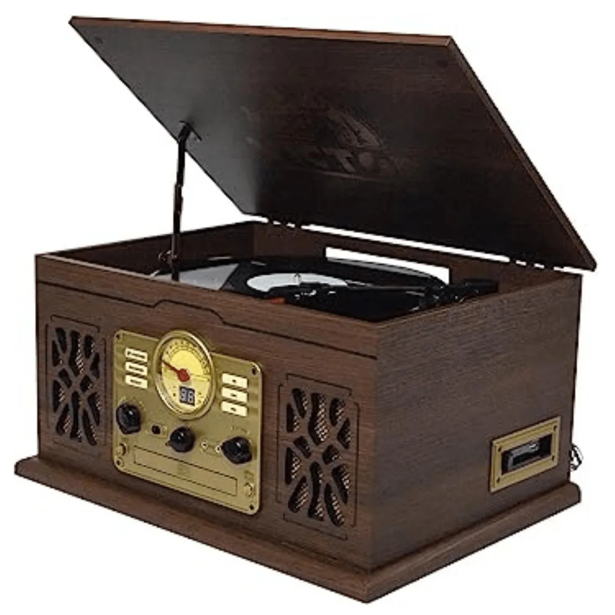 Victor Victor State 7-in-1 Turntable Mahogany VWRP-3800-MH — product photo