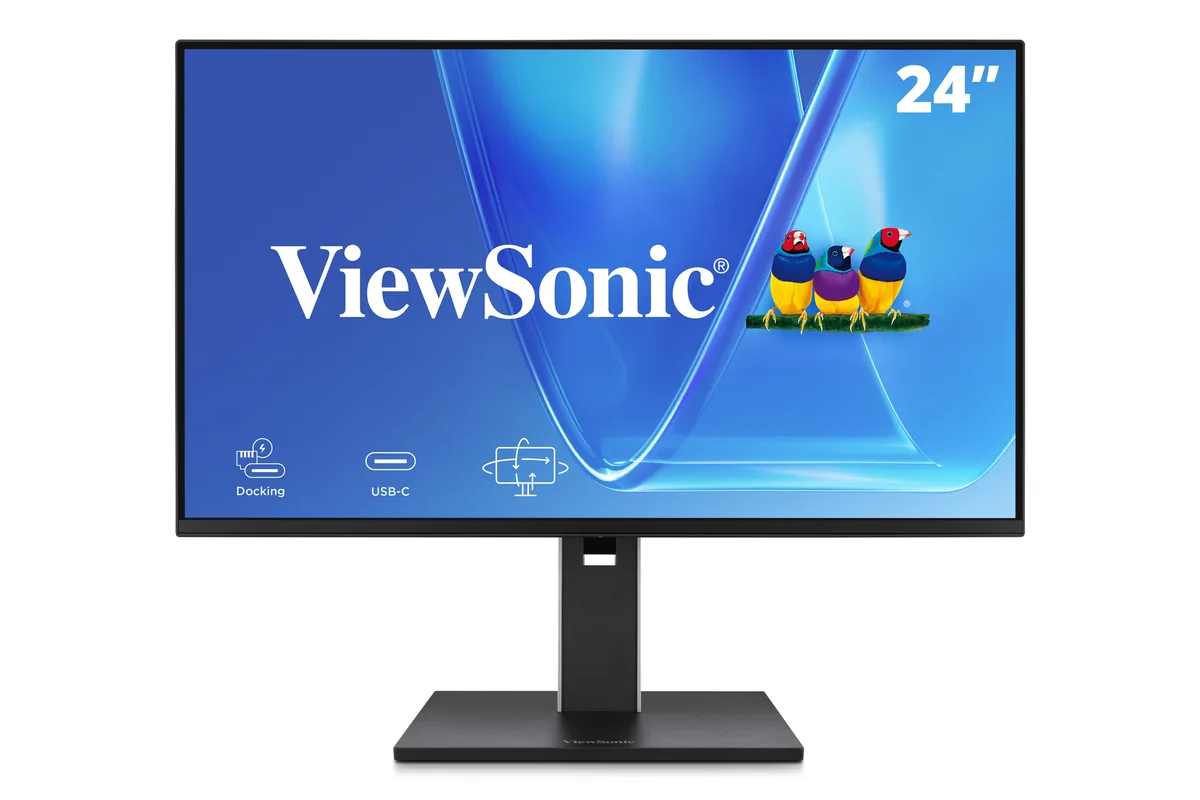 ViewSonic ViewSonic VG2458 24" 1080p IPS Docking Monitor 100W USB-C — product photo