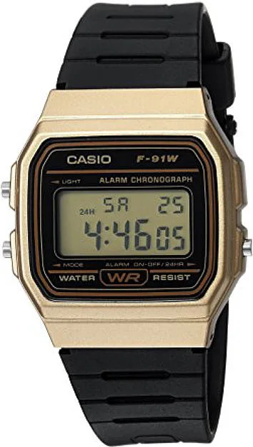 CASIO Casio F-91WM-9ACF Gold Tone Digital Watch — product photo