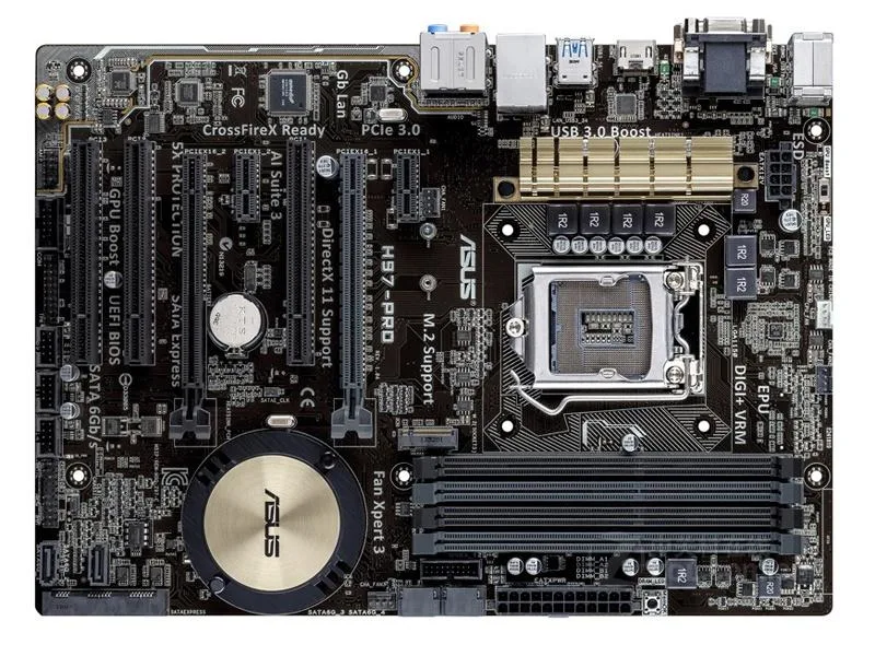 ASUS ASUS H97-PRO LGA 1150 Intel H97 DDR3 32GB ATX Intel motherboard — product photo