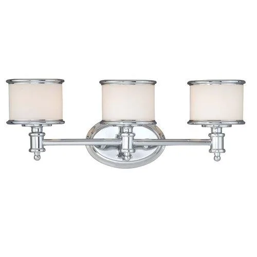 Vaxcel Vaxcel Carlisle 3-Light Vanity Light Chrome — product photo