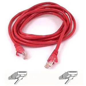 Belkin Belkin A3L980-05-RED-S Cat 6 network ethernet cable 5 ft red — product photo