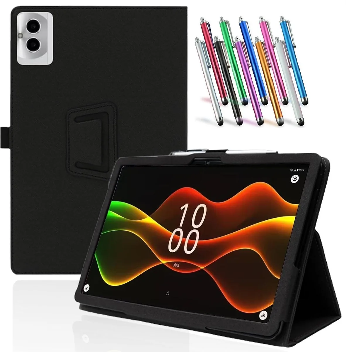 anicestore anicestore Case for Boost Celero 5G Tab 10.95 Inch Black Flip Stand Stylus — product photo