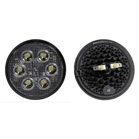 Maxxima Maxxima MWL-12-KIT Angled Round White Work Lamp — product photo