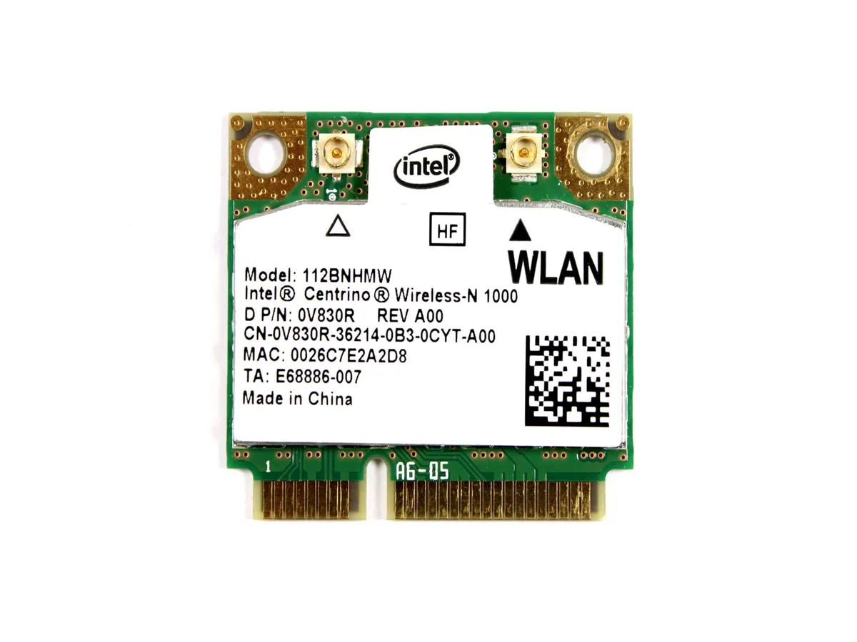 DELL DELL 112BNHMW Wireless WiFi Card V830R — product photo