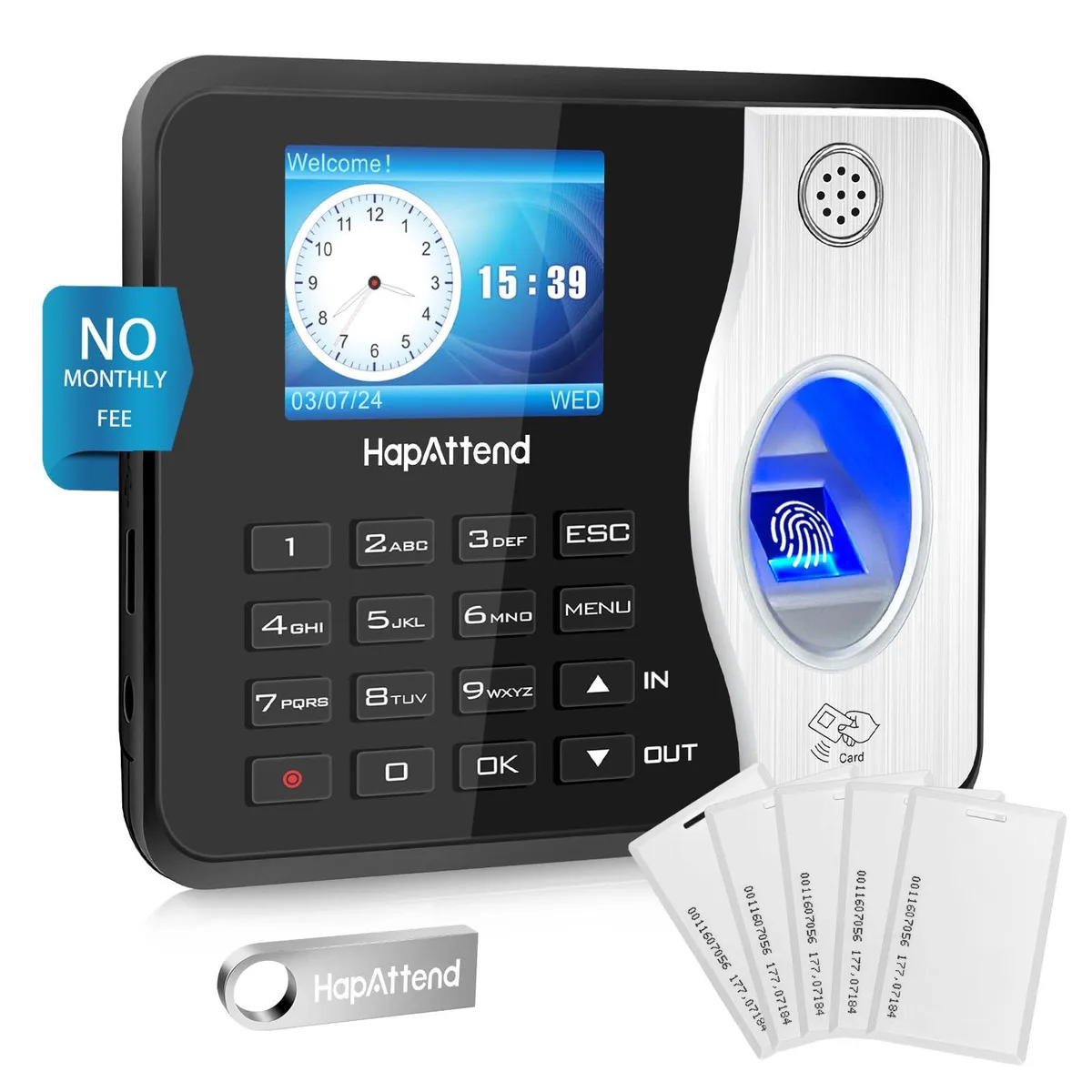 _Mega Brand _Mega Brand H3-Ultra RFID Time Clock — product photo