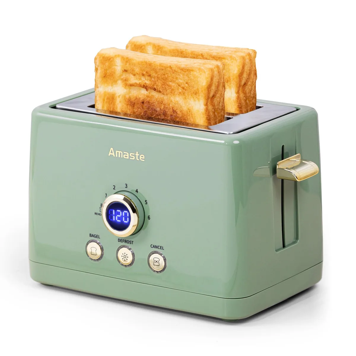 Toastmaster Amaste 2 Slice Toaster Green 850 W — product photo