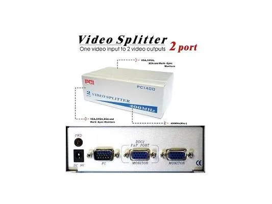 Bluecctv Bluecctv LVS-002E 2-port VGA splitter surveillance accessory — product photo
