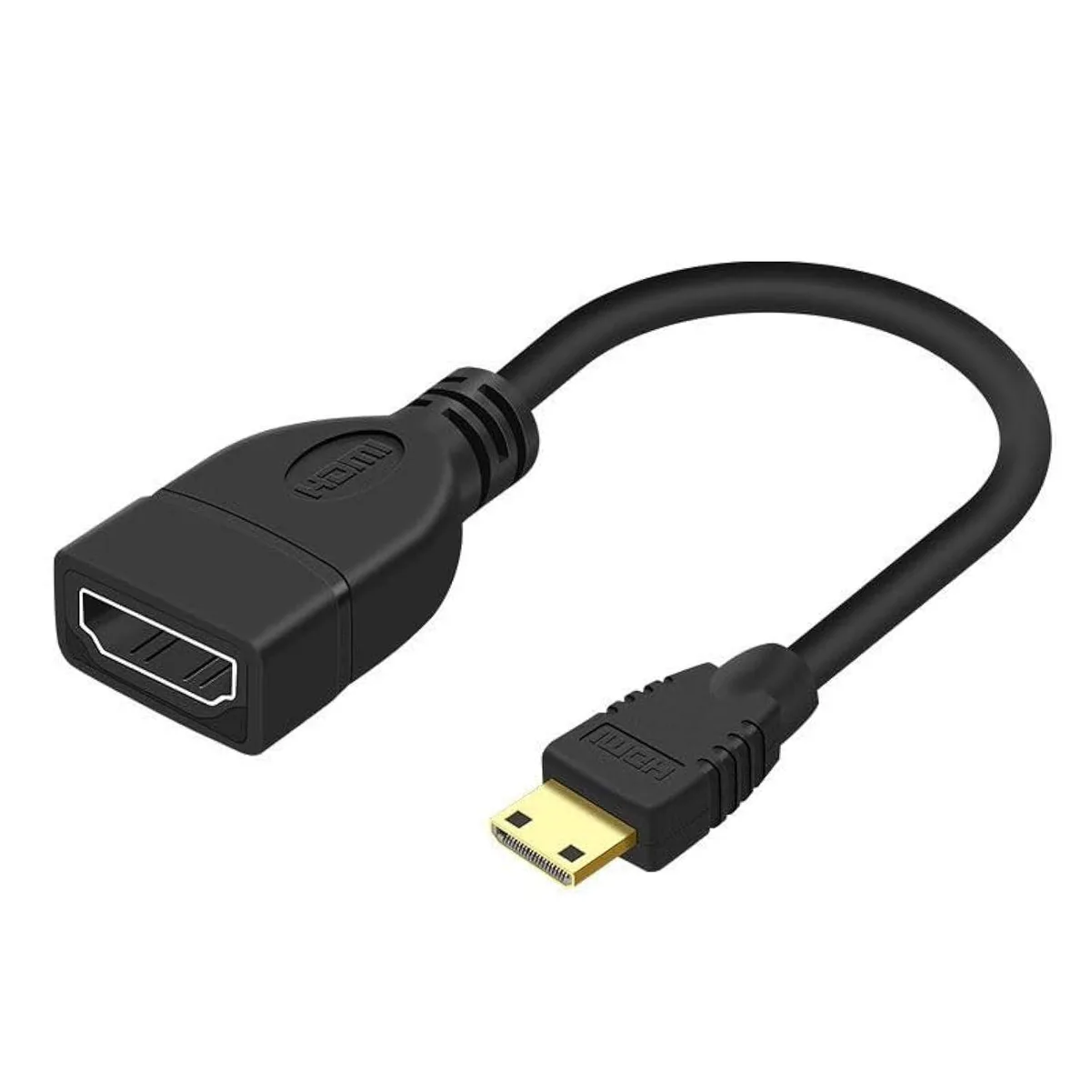 Vszerda Vszerda Mini HDMI Male to HDMI Female Adapter 10cm — product photo