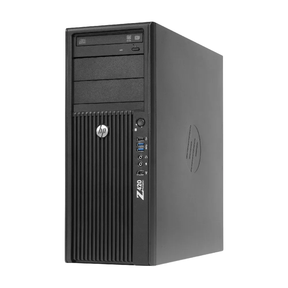 HP HP Z420 Workstation Xeon E5-1603 2.8GHz 4GB DDR3 320GB SATA DVD Windows 10 Pro 64 — product photo