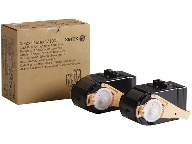 XEROX Xerox 106R02605 toner cartridges (genuine brands) dual pack black 9000 pages — product photo