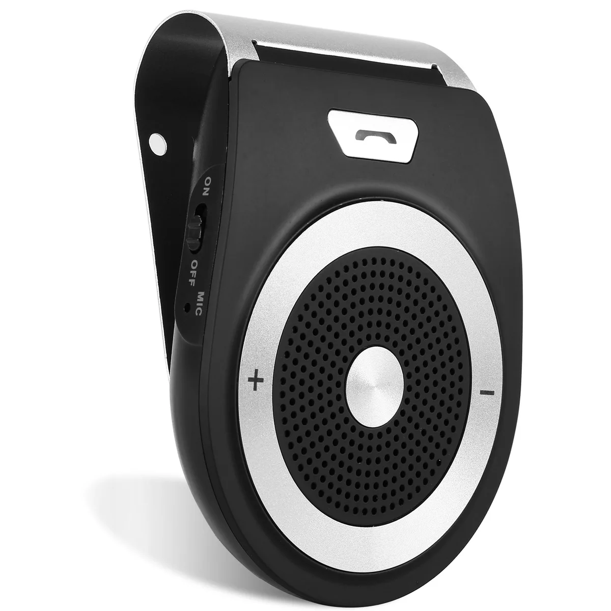 Fresh Fab Finds Fresh Fab Finds Wireless Car Speakerphone V4.1 Sun Visor Hands-Free Black — product photo