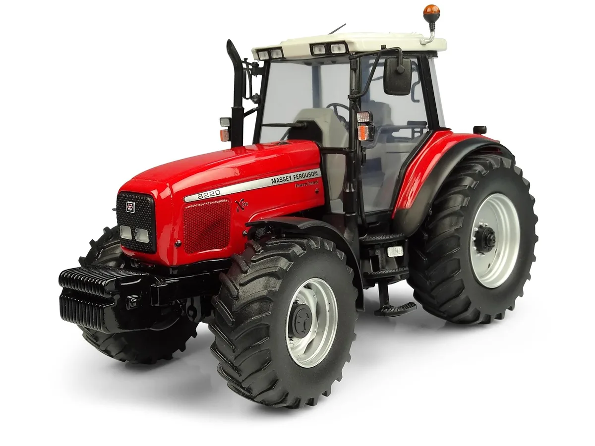 UNIVERSAL HOBBIES UNIVERSAL HOBBIES Massey Ferguson 8220 Xtra Tractor 1/32 Diecast Vehicle — product photo