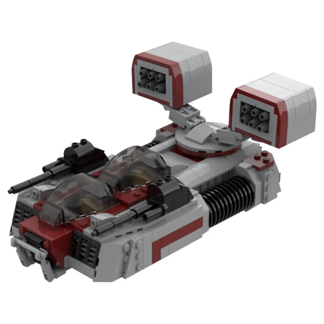 ZITIANYOUBUILD ZITIANYOUBUILD MOC-110435 Space Wars AAC-1 Speeder Tank 548 Parts Educational Building Set — product photo