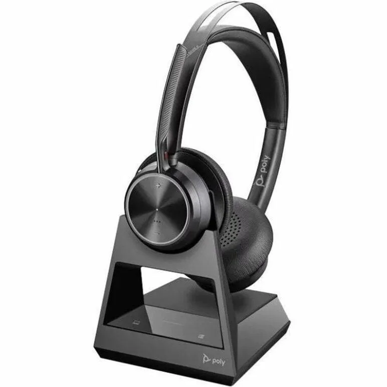HP HP 77Y86AA Voyager Focus 2 Bluetooth Headset with Charging Stand — product photo