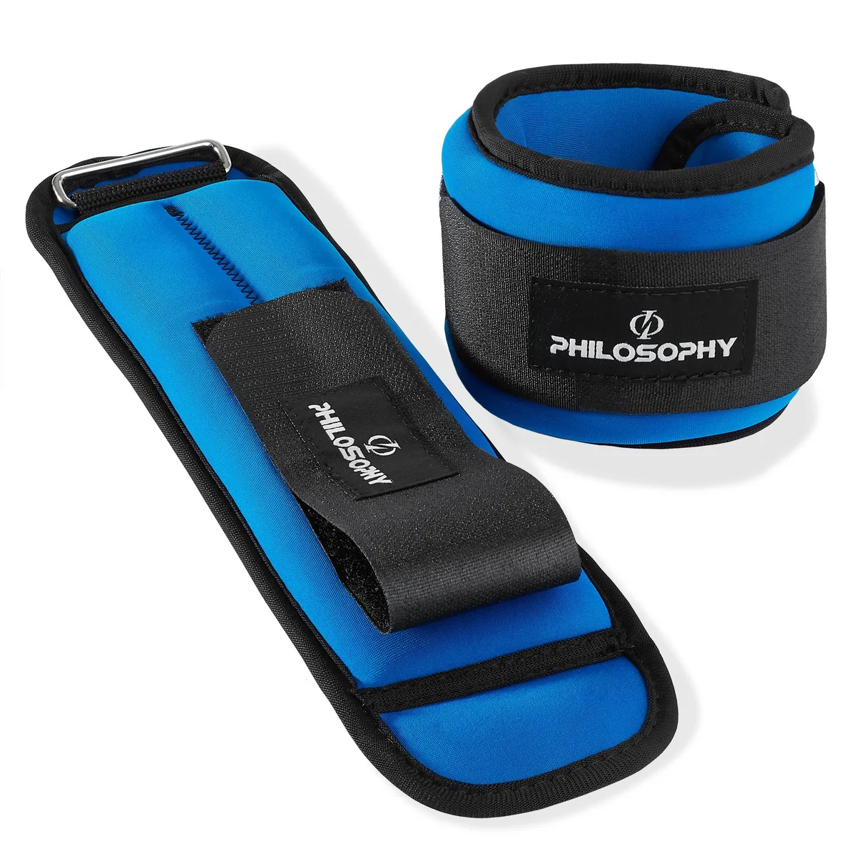 Philosophy Gym Philosophy Gym Ankle/Wrist Weights 2.5 lb Each Blue — product photo