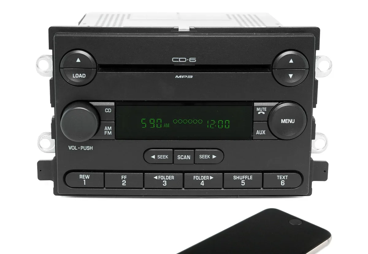 1 Factory Radio 1 Factory Radio 6L3T-18C815-FE AM FM 6 CD Bluetooth receiver — product photo