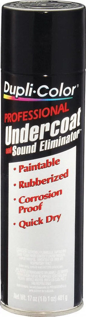 DUPLI-COLOR DUPLI-COLOR EUC10200A Spray Paint Black Rubberized 17 oz — product photo