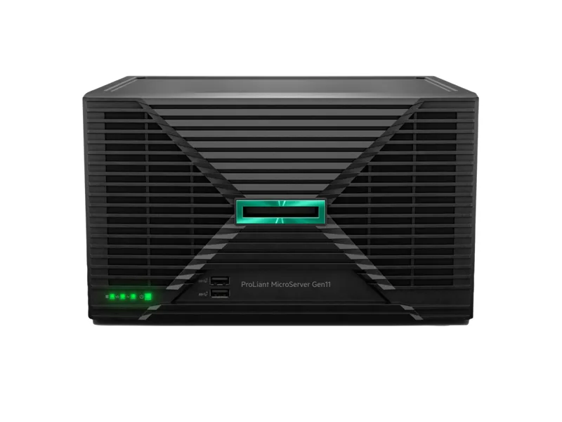 HPE HPE ProLiant MicroServer Gen11 P86771-005 Xeon 6325P 3.5 GHz 4-core 32 GB DDR5 4 TB SATA HDD 180 W PSU — product photo