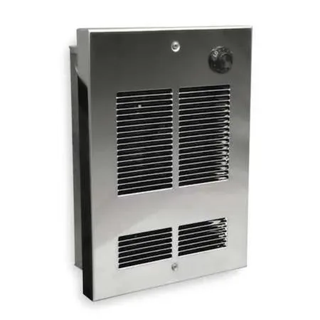Dayton Dayton 5ZK66 Recessed Electric Wall-Mount Heater Stainless Steel — product photo