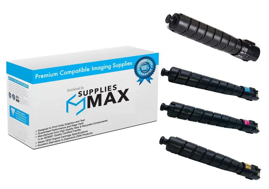 SuppliesMax SuppliesMax High Yield Toner Cartridge Combo Pack (BK/C/M/Y) 106R0404MP — product photo