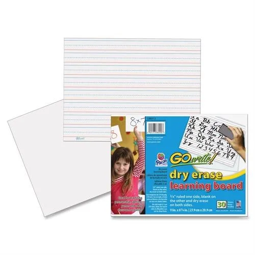 Pacon Corporation Pacon Corporation LB8512 Dry Erase Learning Board 11 x 8.25 in 30 Pack — product photo